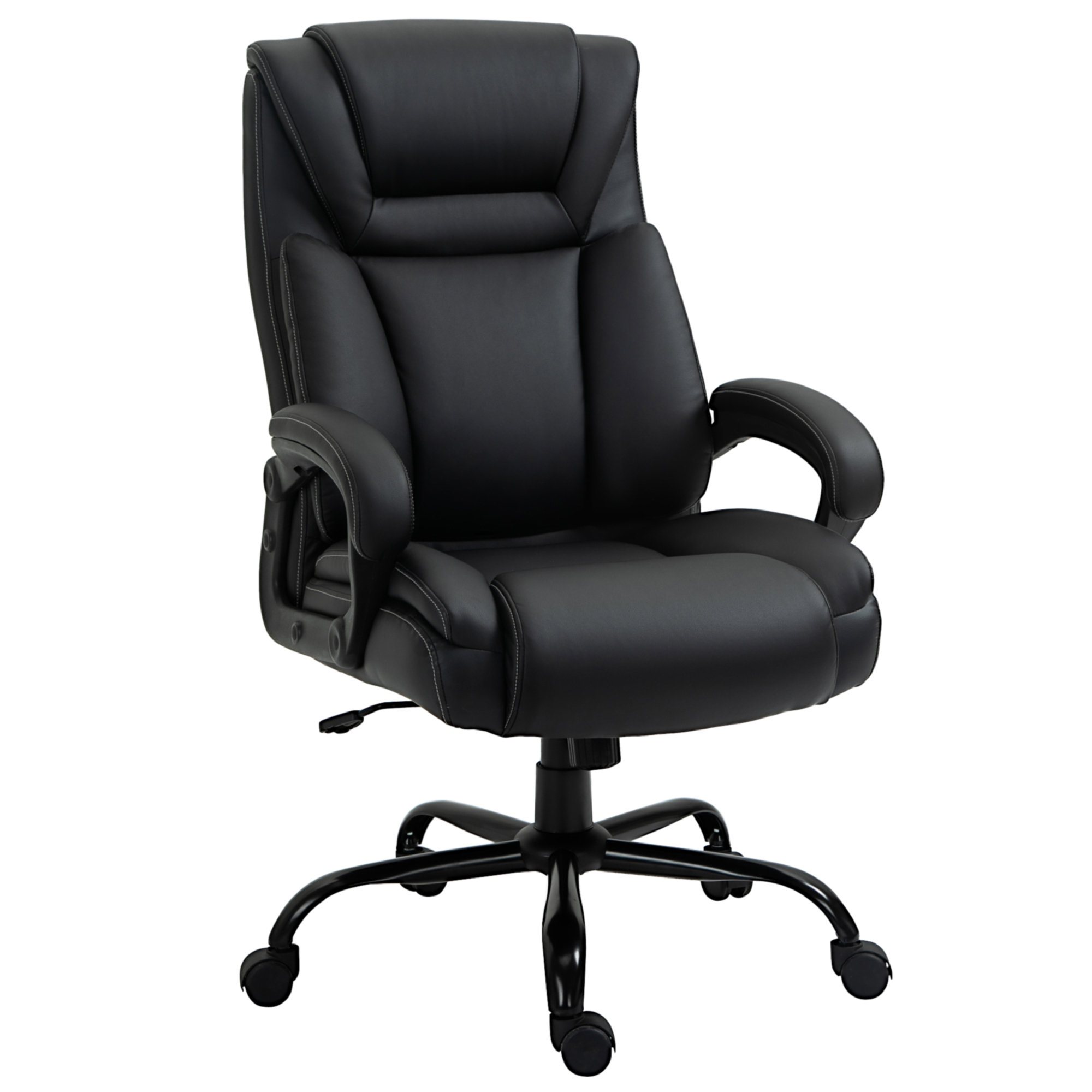 Ergonomic Executive Chair Latitude Run Upholstery Color: Black