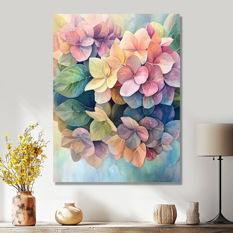Gilbert - salon d'art mural floral, Toile tendue, Ne s’applique pas, H 20 po x l 12 po