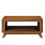 Table basse de 41,5 pouces rectangulaire en bois pour le salon Table basse avec pieds en bois massif