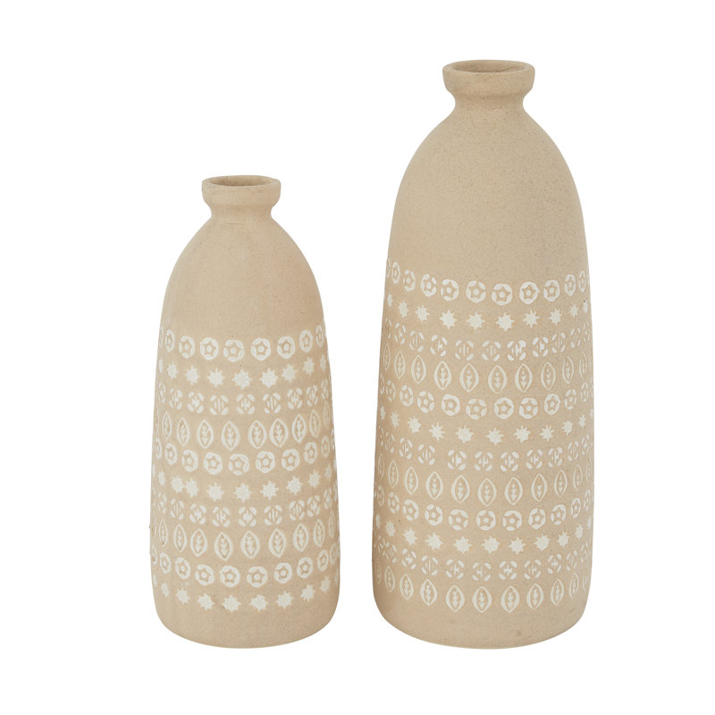 Eiland Handmade Stoneware Table Vase, Pink