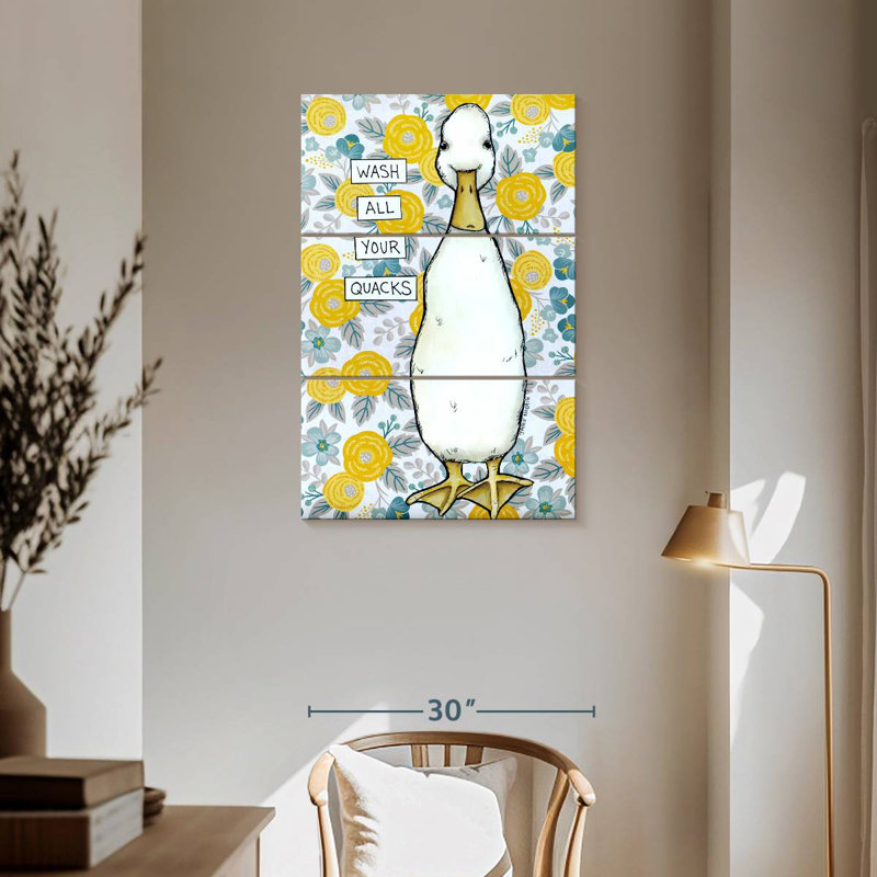 Brampt Quacks, 57" H x 36" W