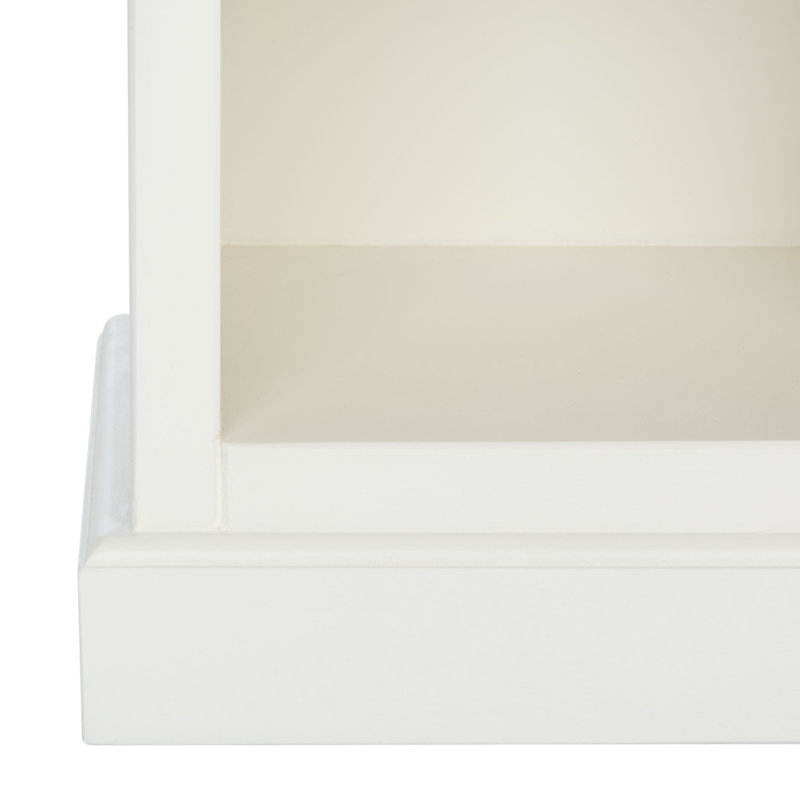 Stylish Aoting Standard Wooden Bookcase –Compact Storage for Books, Magazines & Décor, 30.1"H x 25"W, White