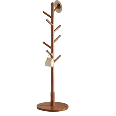 Classic Solid Wood Clothes And Hat Stand