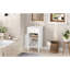 Ensemble de meuble-lavabo simple de 18 po avec lavabo en céramique, ensemble de meuble-lavabo autoportant avec porte à fermeture douce, tablette réglable, style français, pieds pleins-129669219