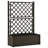 vidaXL Planter Trellis Raised Flower Bed Self Watering System Rattan Look-61768048-61686726