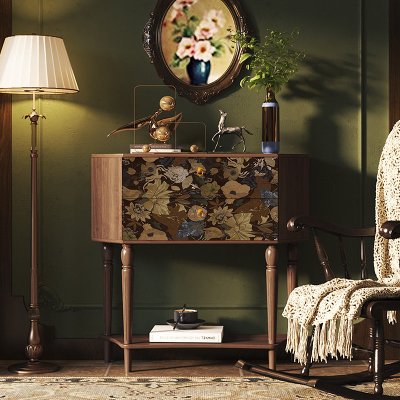 Armoire de rangement Vintage, Noyer