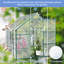 Serre en polycarbonate surélevée 6X10FT-121362691-121362690