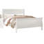 Lit simple blanc Graceful - Livré avec une commode de rangement pratique et une structure de tiroir en bois de taille combinée-821280406
