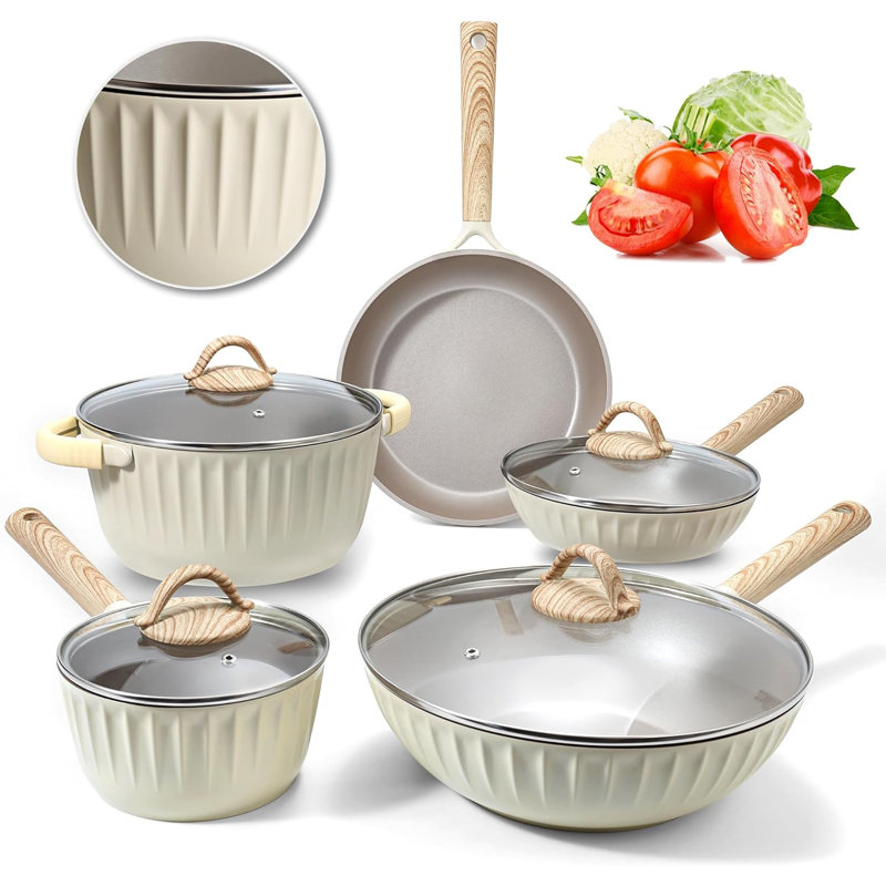 Ensemble de batterie de cuisine 9 pièces