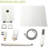 Ceiling Mounted Shower 16" Rainfall Head, Waterfall Spout, Handheld With Adjustable Water Flow Yes Mount Shower:  Tub-117060415