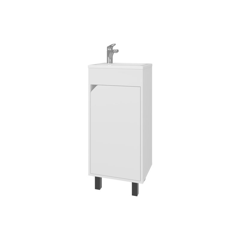 Meuble-lavabo mural avec lavabo intégré Quartzite