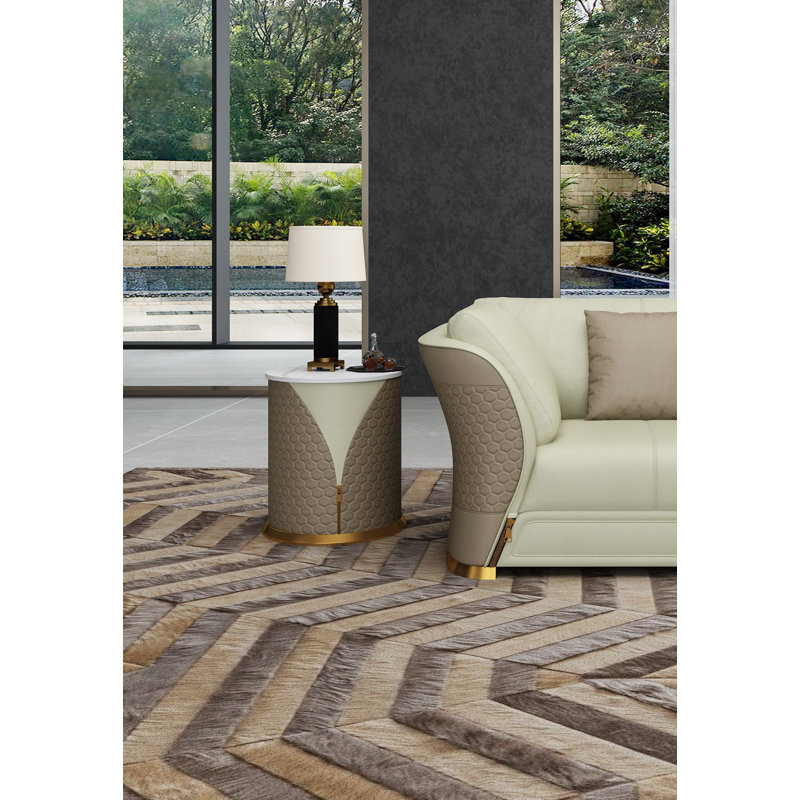 Marble End Table