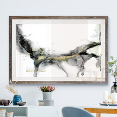 « golden précipice ii » par «paul cezanne-reproduction d’art sur image