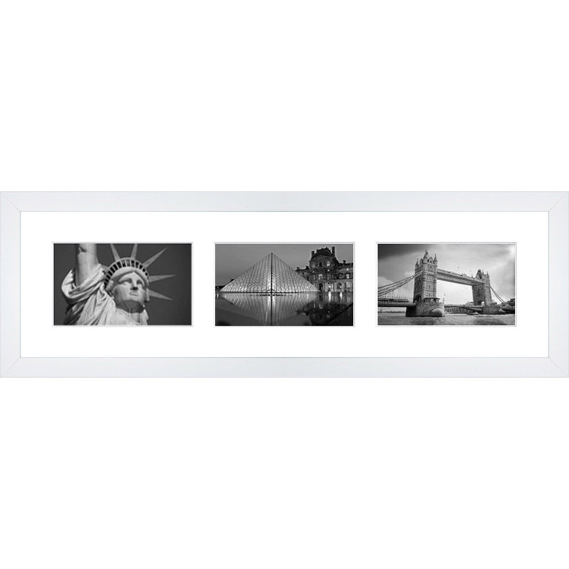 Koletyn Wood Picture Frame with Mat, White