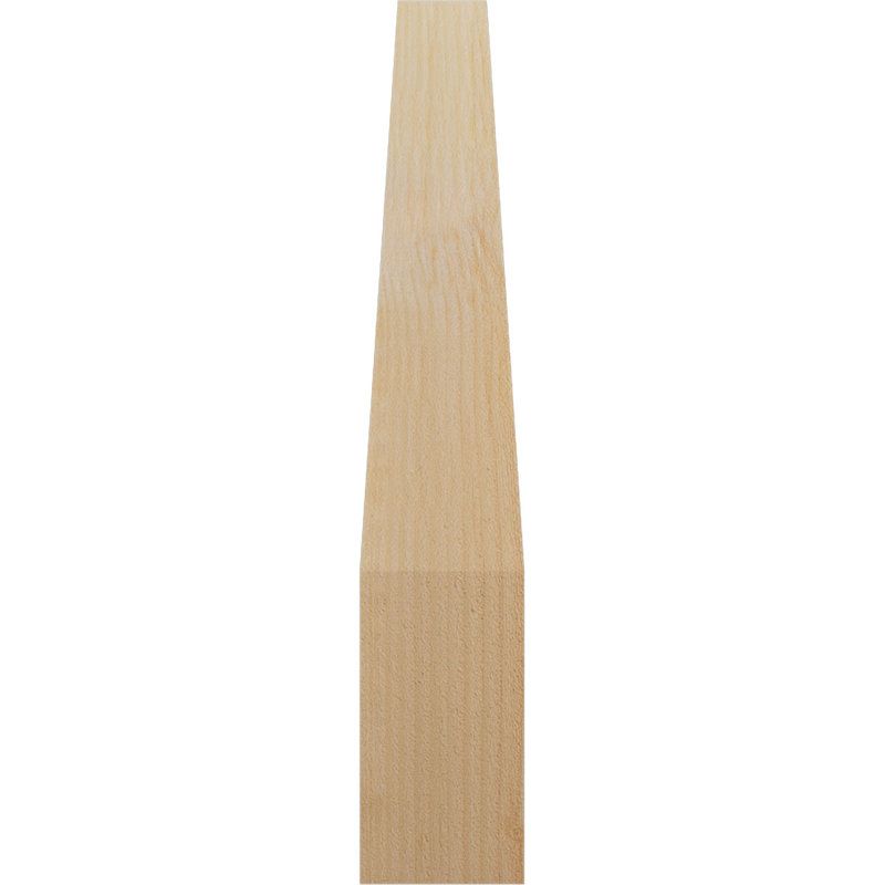 Attelle impériale du genou, Sapin de Douglas, Brute, H 28 po x l 4 po x P 24 po