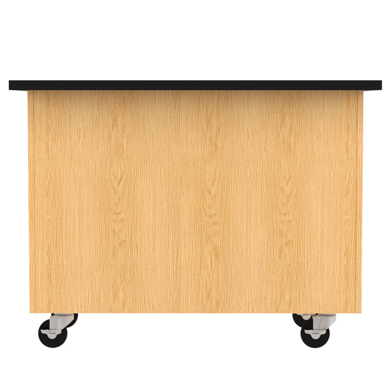 Bureau d'instructeur de salle de classe de science mobile portable et polyvalent ChemGuard 48 "x 28", Sommet plat