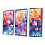 Ensemble de salon art mural aquariums roses et bleus II-356302113-356302122