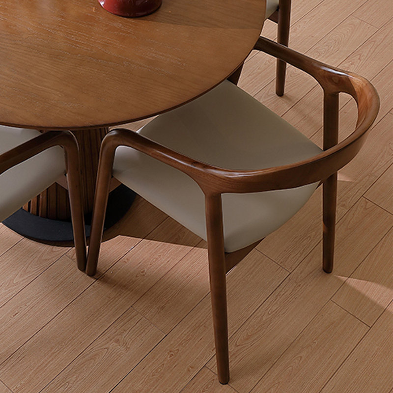 Retro Simple Casual Ash Wood Dining Chairs