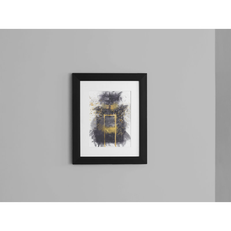 Black Fragrance Bottle - Single Picture Frame Print