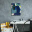 «Green Fields 1» par Ishita Banerjee, art mural sur toile-7963138