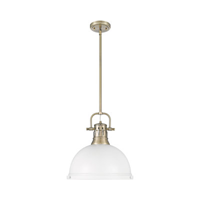Luminaire suspendu 1 lumière avec tige Bryceton