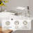 3 Handles Deck Mount Roman Tub Faucet Trim with Handshower-109101965