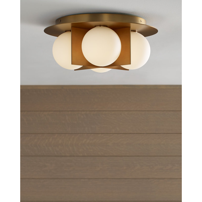 Orbel 4 - Light Flush Mount, Gold, Yes