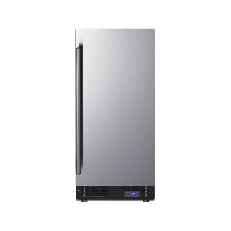 2.45 Cubic Feet Frost-Free Undercounter Upright Freezer with Adjustable Temperature Controls, Stainless Steel