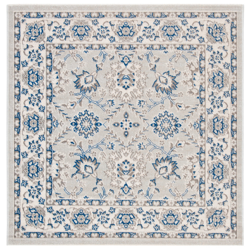 Gaume Abstract Hand Woven Area Rug, Square 122 cm
