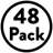 Sterilite Plastic 15 Quart Storage Box Container with Latching Lid, 48 Pack
