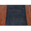 Tapis de couloir moderne bleu foncé foncé Gabbeh 3x8