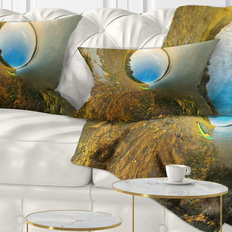 Landscape Reversible Throw Pillow