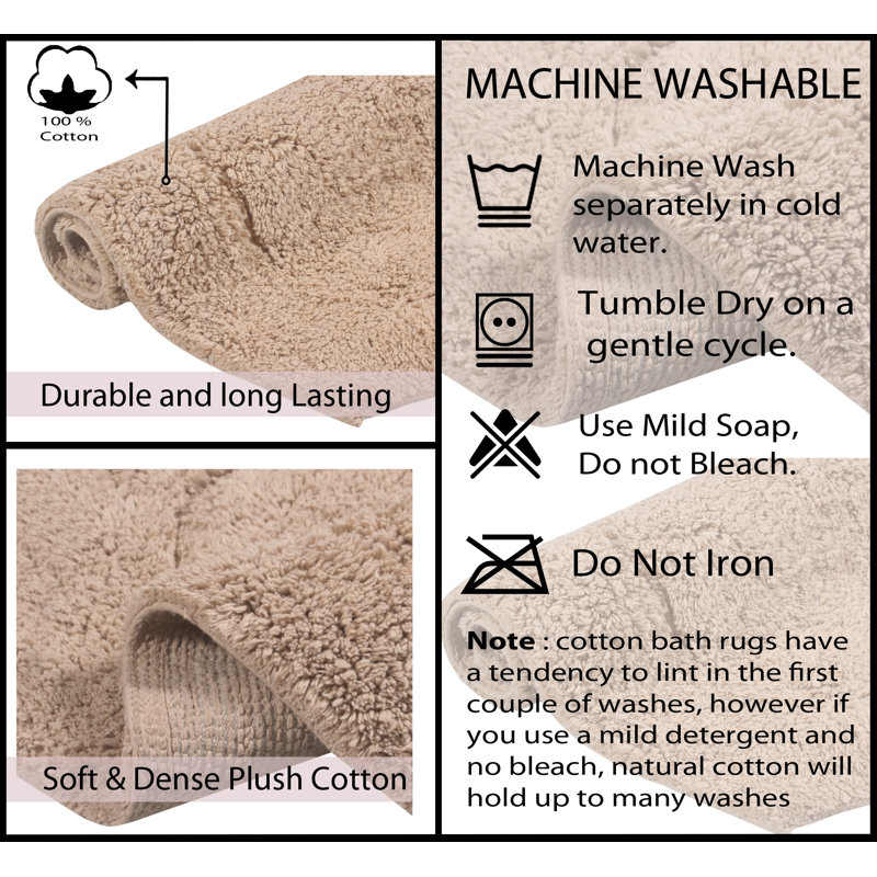 Ensemble de tapis pour salle de bain Shera, Lin lin