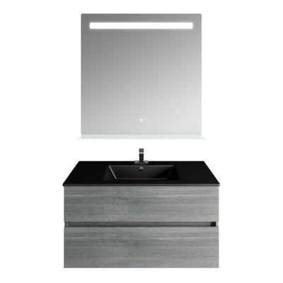 Meuble-lavabo simple 31,18 po x P 19,53 po x H 19,69 po