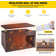 Solid Wood Portable Insulated Igloo Style Dog House
