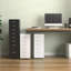 Black 8-drawer cabinet