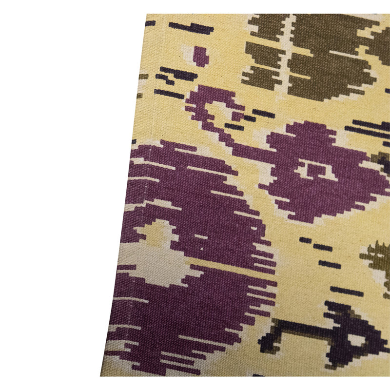 Flatweave Wool Ikat Indoor Rug