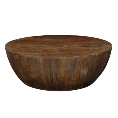 Teasdale Solid Wood Single Drum Coffee Table