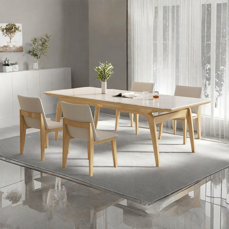 Ensemble de table de salle à manger Nordic, H 29,5 po x L 55,1 po x l 31,5 po