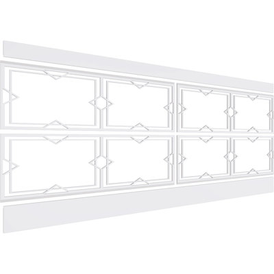 Ensemble de lambris en PVC Fleming