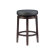 Solid Wood Faux Leather Swivel Counter & Bar Stool