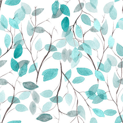 Panneau de papier peint auto-adhésif L 18,75 pi x l 25 po Poplar Leaves
