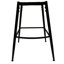 De 2 tabourets de bar - brun. Cuir technique, pivotant à 360 °, base, rembourré pour îlot de cuisine, café, restaurant et tabouret tissé de 28 po (2 pièces)-1972175047