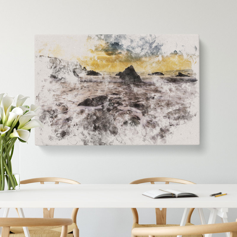 Beach View - Wrapped Canvas, 35cm H x 50cm W x 3cm D