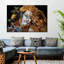 Magnifique Radha Krishna sur toile-1651125158