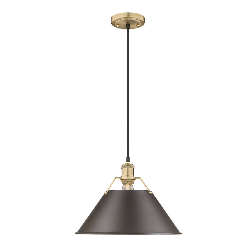 Weatherford 1 - Light Pendant, Rubbed Bronze, Brushed Champagne Bronze, 131.5" H x 14" W x 14" D