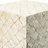 14X14x18" Square Capiz Stool