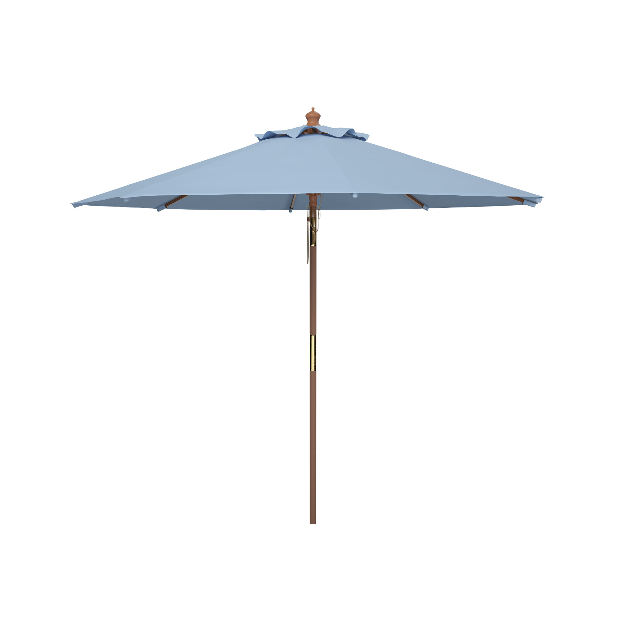 Aldan 9' Market Umbrella, Baby Blue