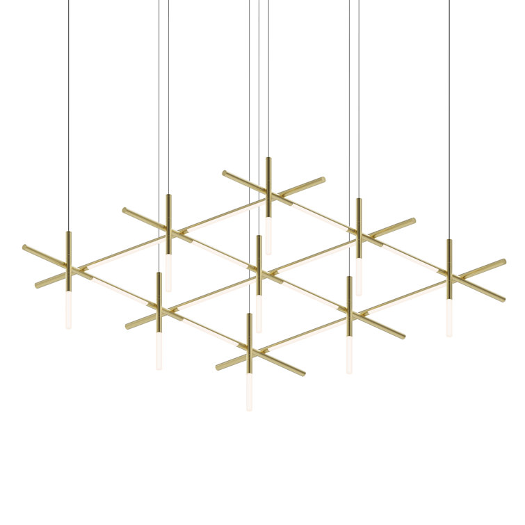 Labyrinth Dimmable LED Modern Linear Chandelier