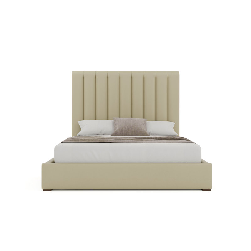 Dezyah Upholstered Standard Bed, Cream, King